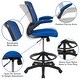 preview thumbnail 21 of 51, Mid-back Mesh Ergonomic Flip-up Arms Drafting Chair