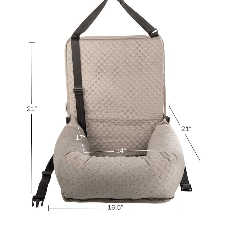 PETMAKER Dog Car Seat for Small to Medium Cats and Dogs up to 44lbs