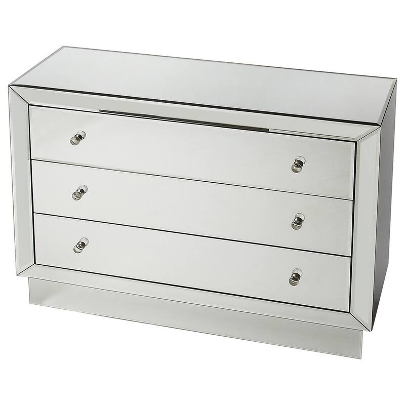 Handmade Butler Emma Mirrored Chest (India) - Clear