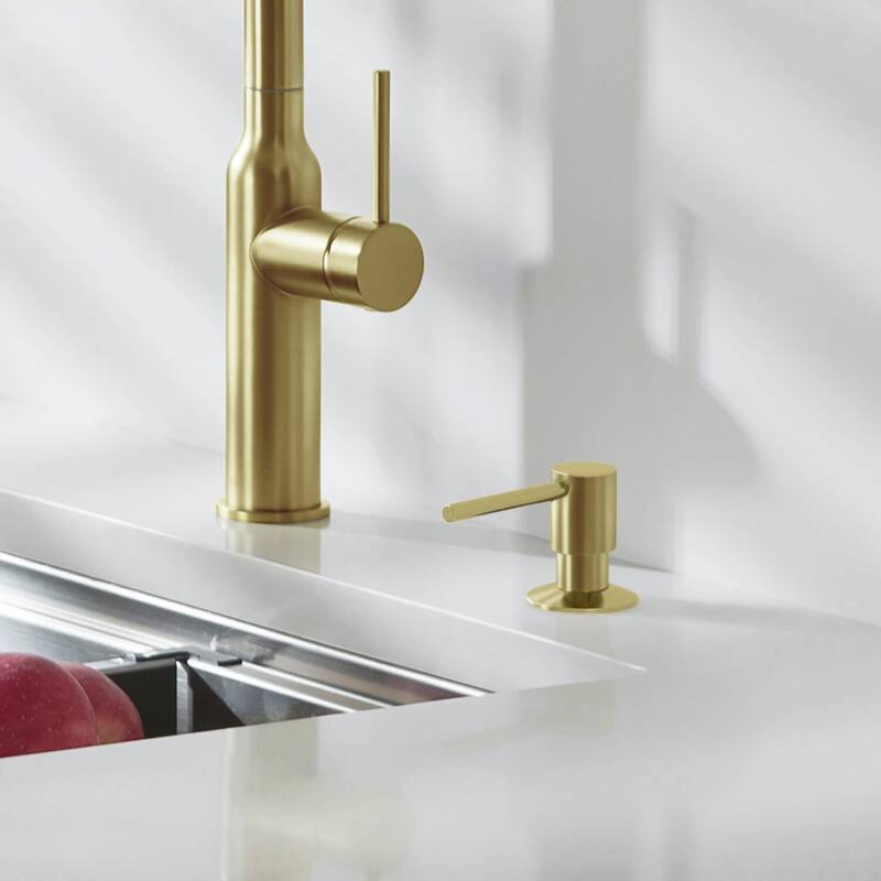 Kitchen Lead Free Solid Brass Construction Soap Dispenser
