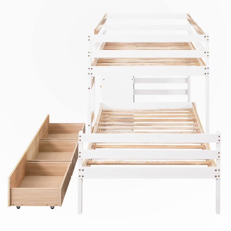 Twin over Twin Loft Bunk Bed