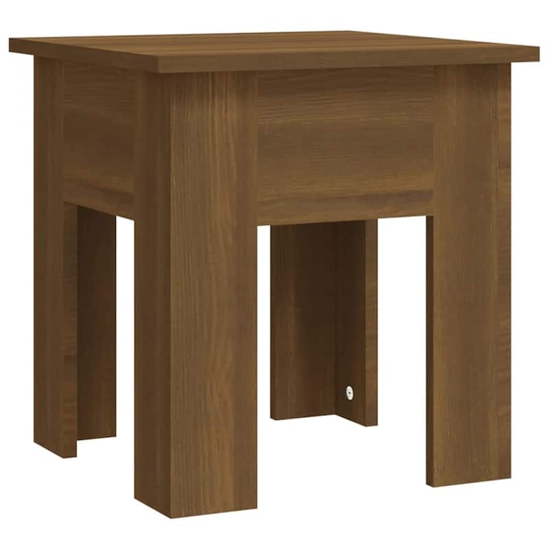 vidaXL Coffee Table End Table Sofa Table Living Room Furniture Engineered Wood - 15.7" x 15.7" x 16.5"