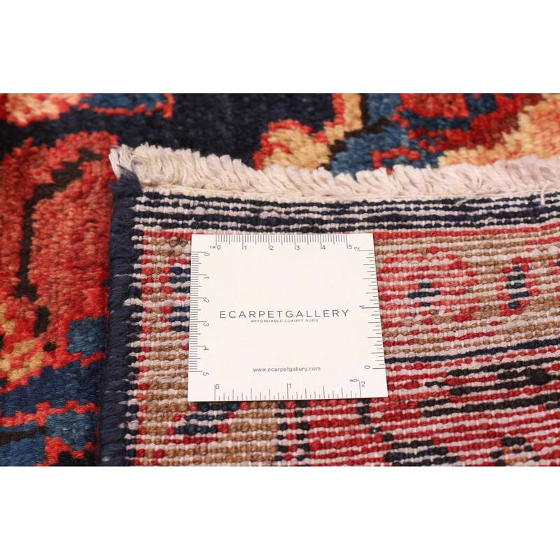 ECARPETGALLERY Hand-knotted Andelz Navy Wool Rug - 5'3 x 11'9