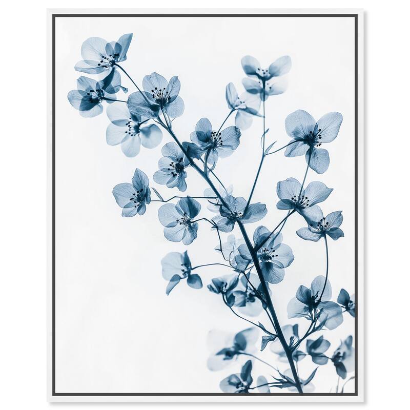 Translucent Petals II Canvas by Art Remedy - White - 20" x 24"