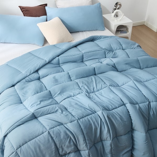 Beachfront Avenue - Coma Inducer® Oversized Cooling Comforter Set - Smoke Blue