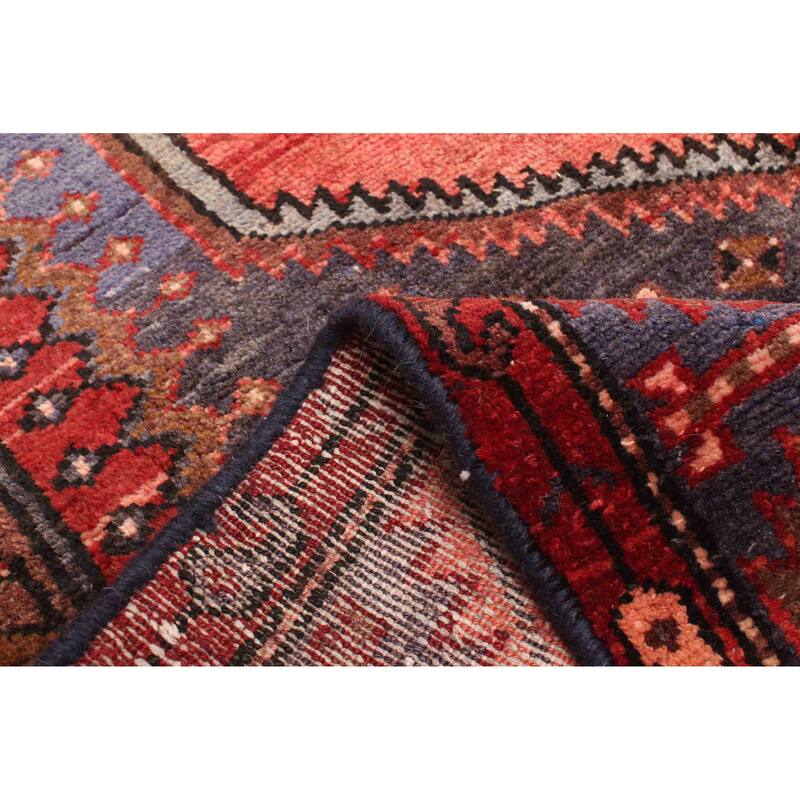 ECARPETGALLERY Hand-knotted Andelz Dark Red Wool Rug - 4'2 x 7'9