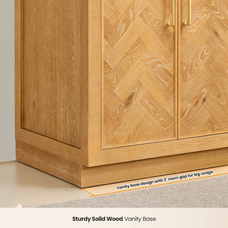 Jakarta Bath Vanity with Quartz Stone Top without Mirror