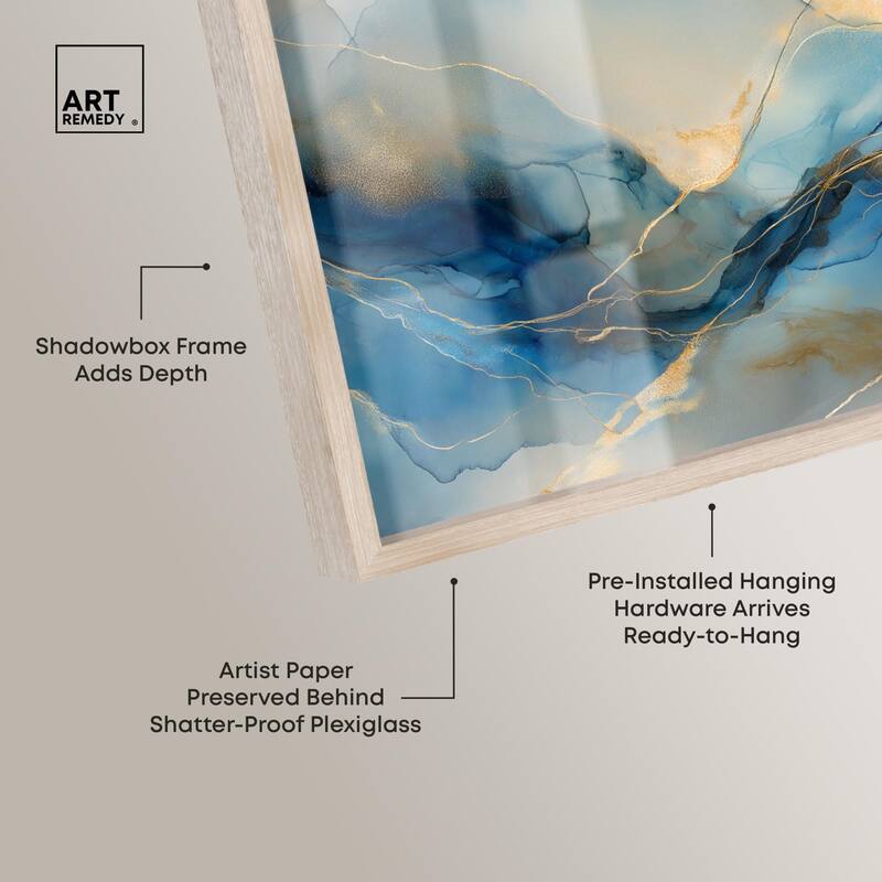 Postmodern Flow II Shadowbox by Art Remedy
