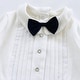 preview thumbnail 6 of 8, White Newborn Homecoming Set with Black, Blue, Gray, or White Ties