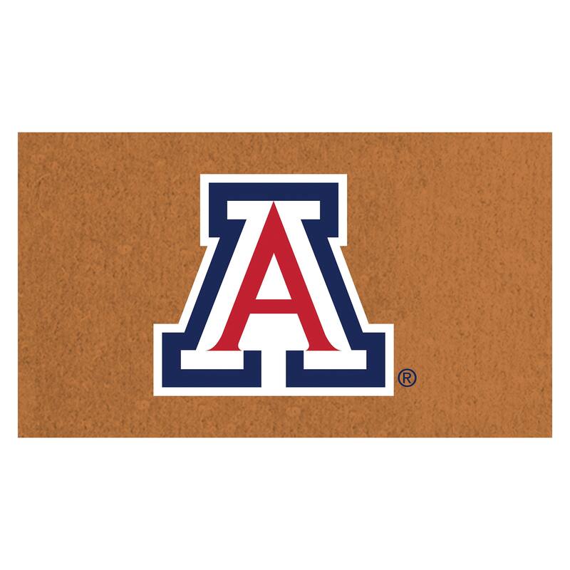 University of Arizona Full Color Indoor/Outdoor Coir Mat - 28" x 16"