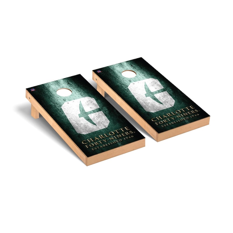 North Carolina Charlotte 49ers Museum Cornhole Board Set