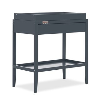 Fisher Price by Dream On Me Delani Changing Table, with ample storage, made with Sustainable New Zealand Pinewood - Carbon