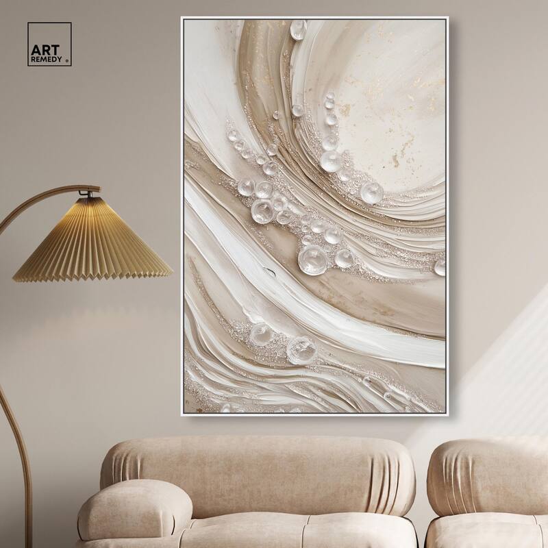 Chromatic Concretions I Canvas by Art Remedy