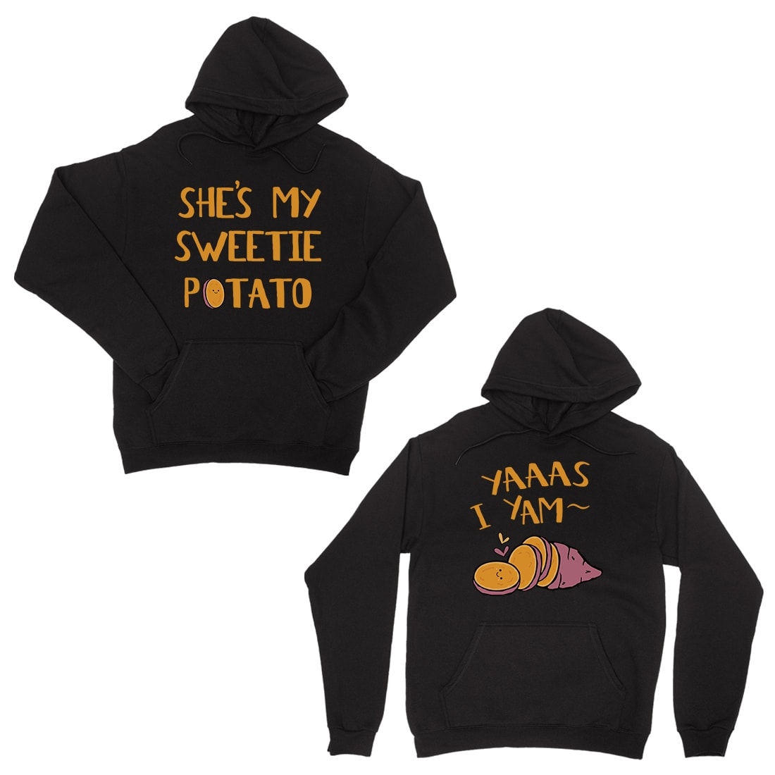 funny couple hoodies