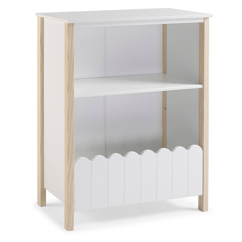 Kellom White Bookcase with Storage