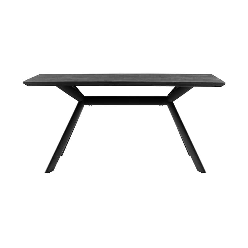 Margot 63" Light or Dark Gray Dining Table with Trestle Base