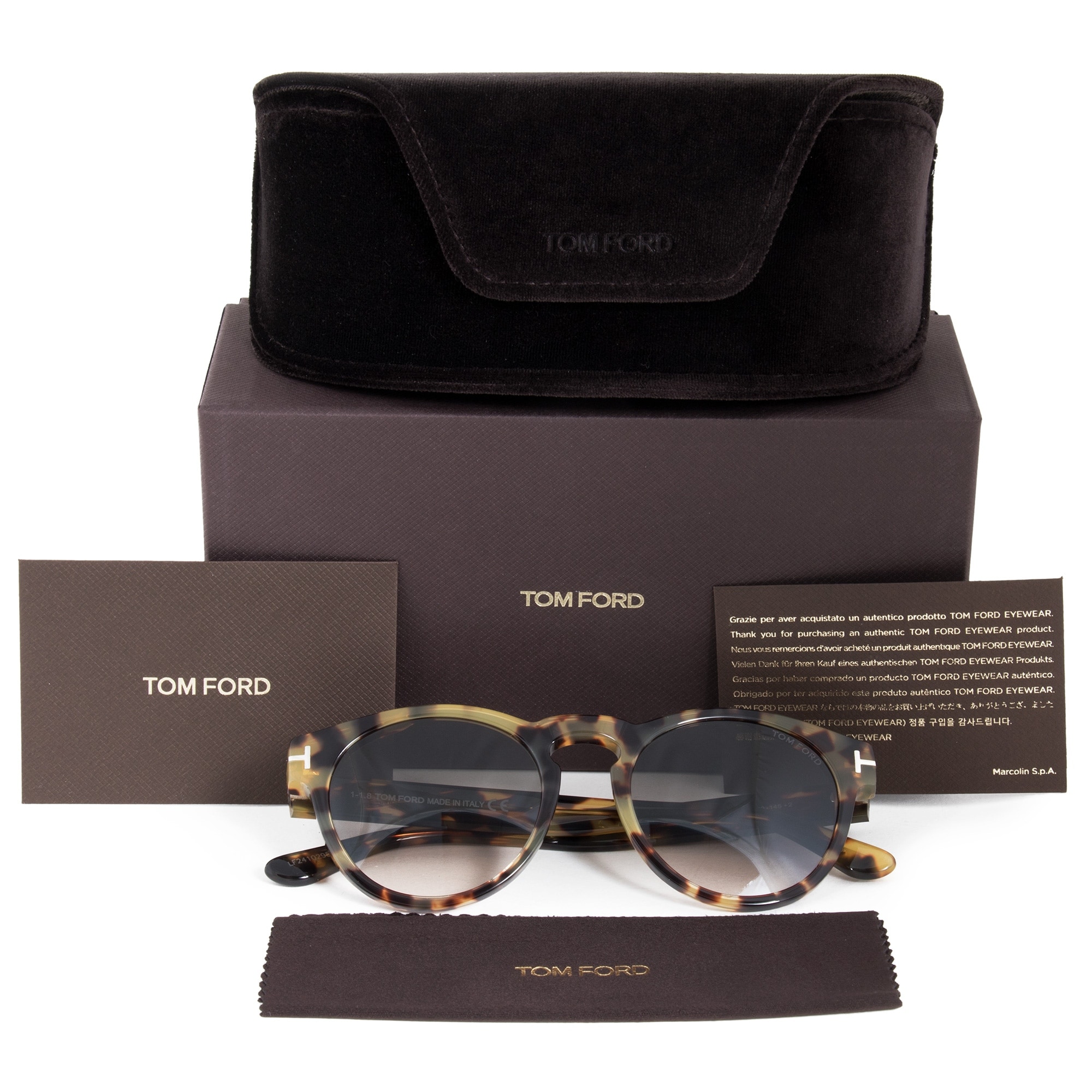Tom Ford Huck FT0665 56N 58 Sunglasses | Shade Station