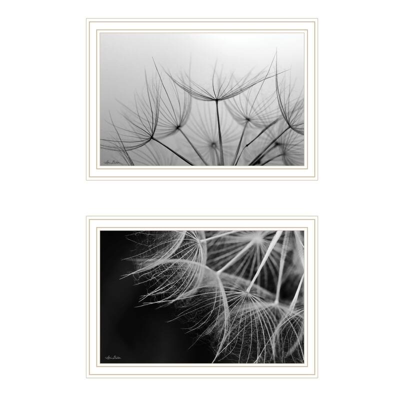Trendy Decor 4U "Delicate Beauty and Love" Printed Framed Wall Art by Lori Deiter - White - 20 x 14