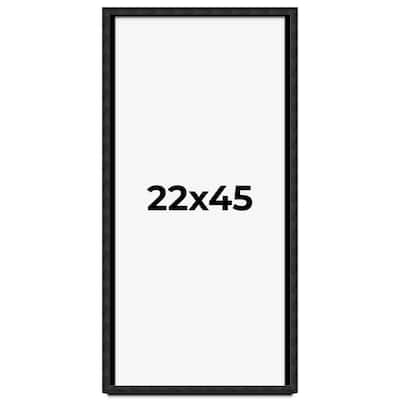 22x45 Shadow Box Black Rustic Barnwood Display Frame | 1.125 Inch