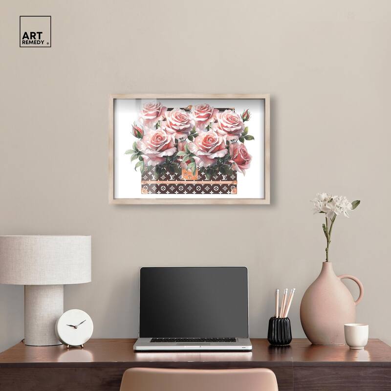 Doll Memories - Stylish Roses Shadowbox by Art Remedy
