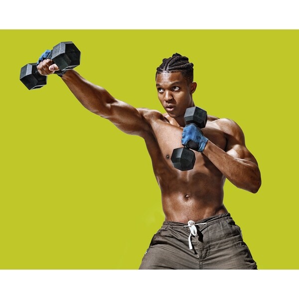 X training equipment rubber encased dumbbell 20lb cheap