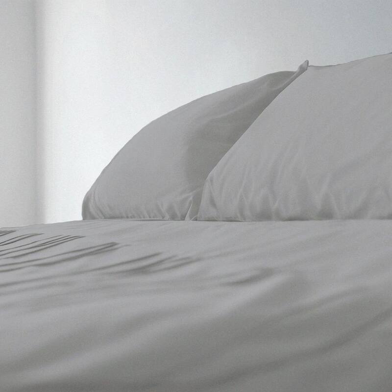 Cypress Rayon from Bamboo 6-piece 1800 TC Cotton Feel Deep Pocket Sheet Set - Silver - King/California King