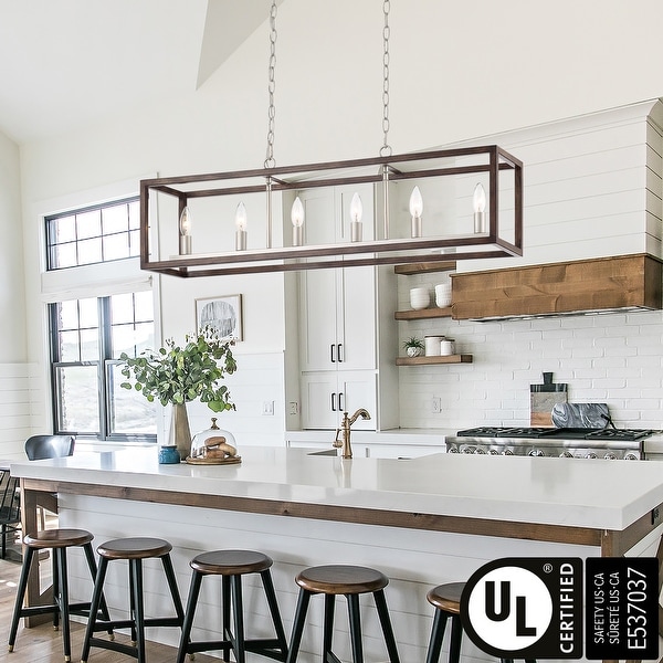Allegray Kitchen Island Pendant Lights Linear Chandelier UL Certified