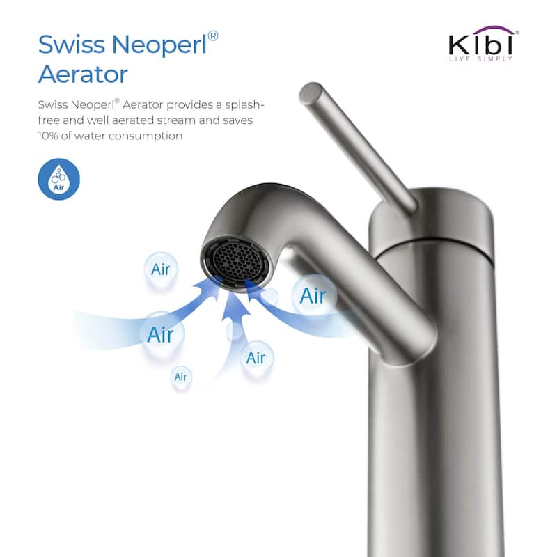 Lead Free Single Handle Bathroom Faucet with Water Hose