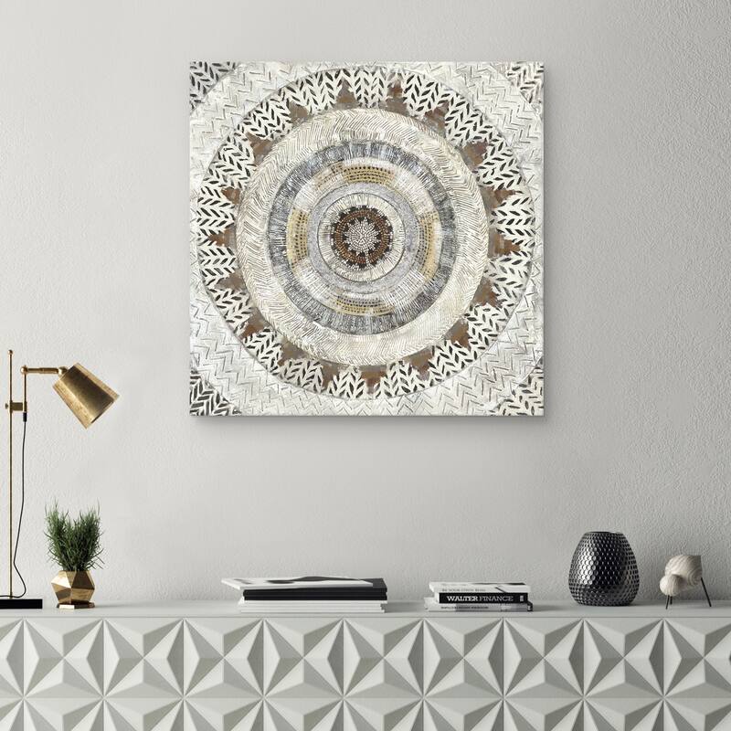 Tribal Notes by Dixon Design Group Canvas Art Print - Brown