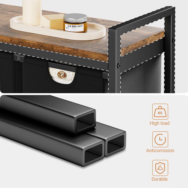 Laundry Sorter 112L/142L Laundry Hamper Organizer Laundry Basket with Removable Bags