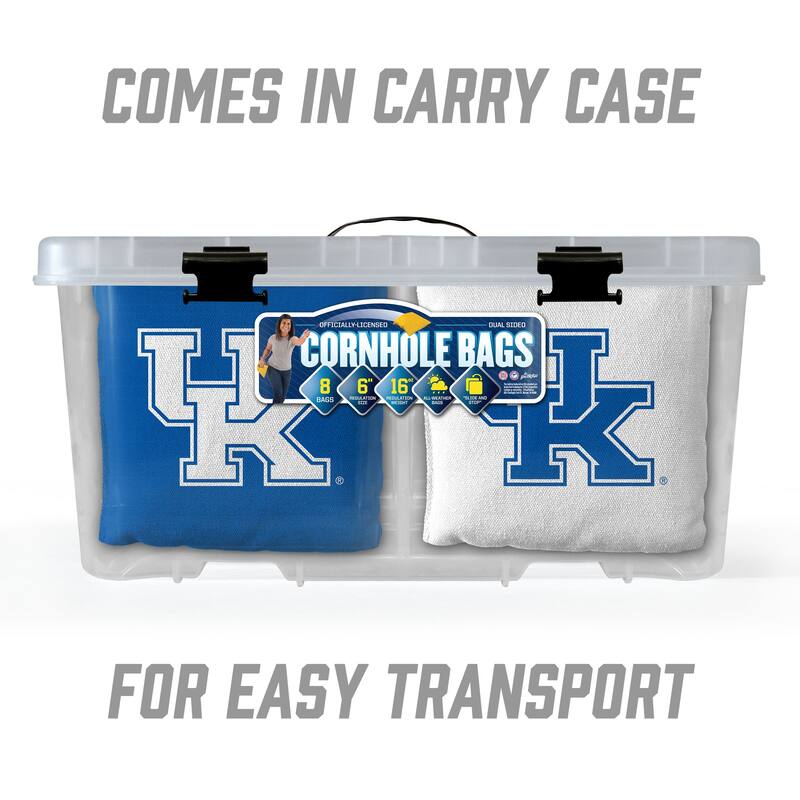 Kentucky Wildcats NCAA Dual Sided Pro Stop & Slide Cornhole Bags