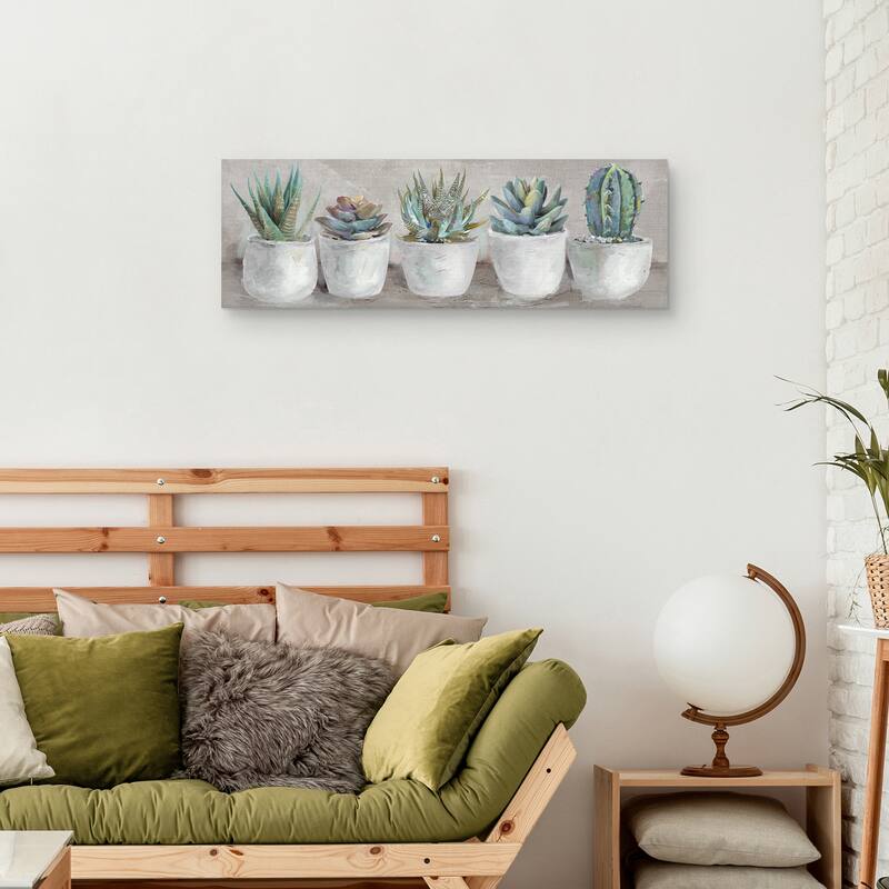 Potted Gems by Studio Arts Canvas Art Print