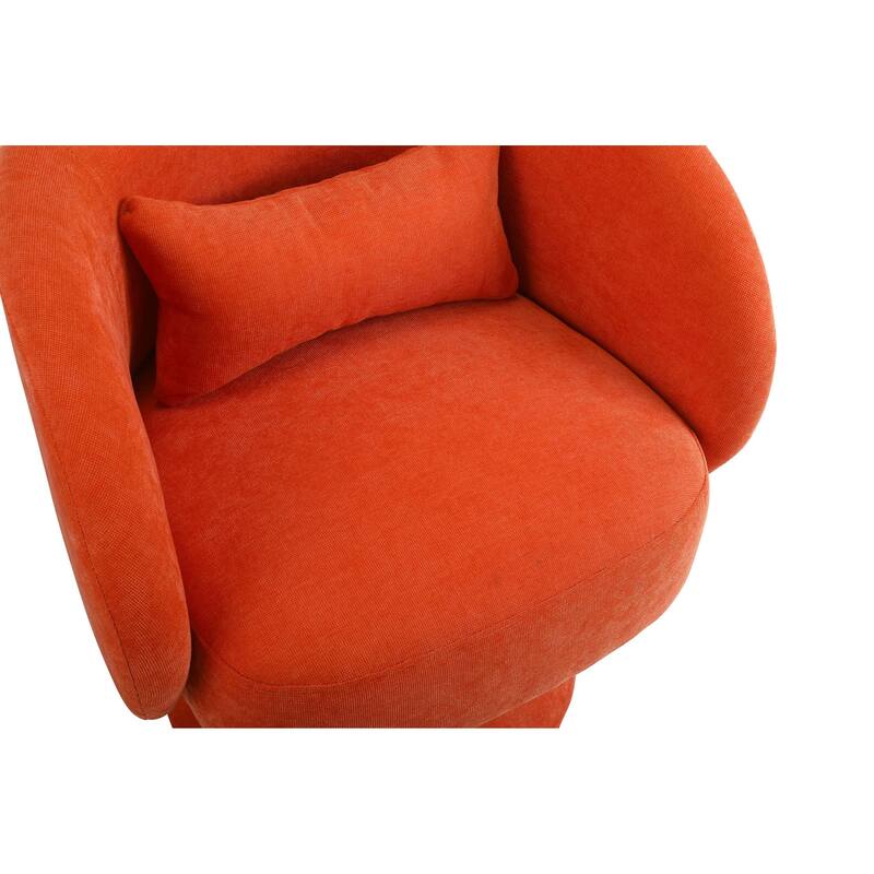Modern 360 Degree Swivel Accent Chair Armchair, Comfy Velvet Barrel Chair for Living Room,Round Swivel Accent Chair Corner Chair