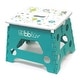 preview thumbnail 4 of 2, bbluv Step Folding Step Stool Aqua