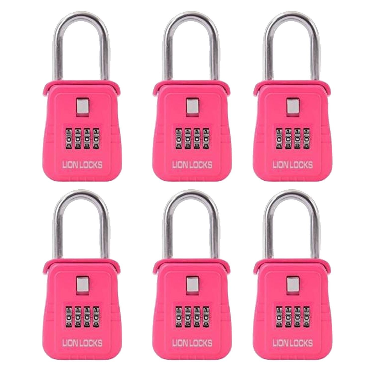 pink combination lock