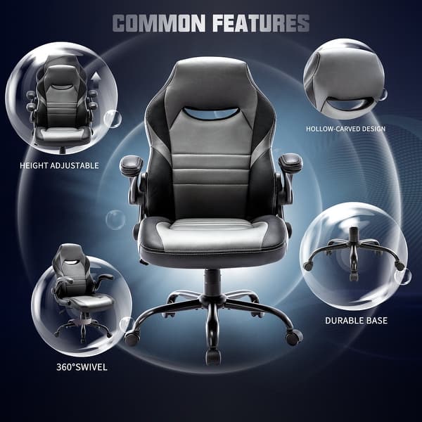 PC Gaming Chair Ergonomic Office Chair Desk Chair Executive Task Computer Chair  Back Support Modern Executive Adjustable Arms Rolling Swivel Chair,Office  Chair