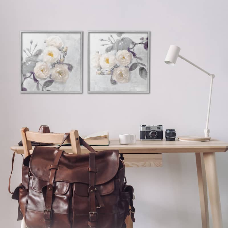Stupell Country Blossoms Bundle Framed Giclee Art Design By Emily Ford (Set of 2)