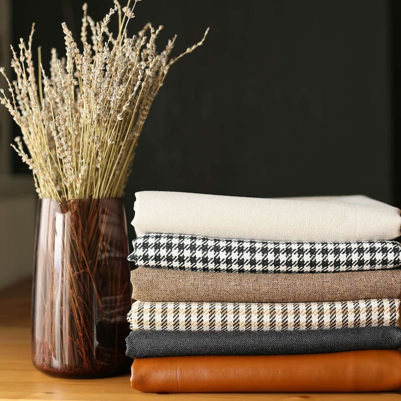 Boho-Chic Lumbar Decorative Vegan Faux Leather Pillow Cover & Insert