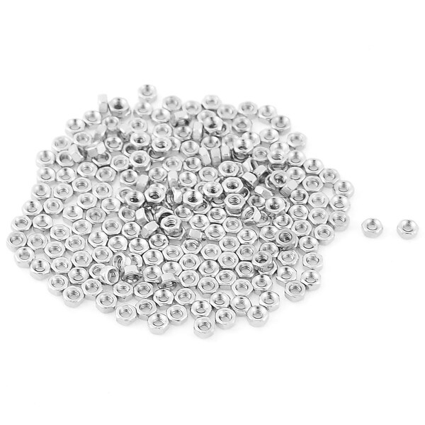 Eyeglasses Spectacles Repair Hexagon Screw Nut 1.4mm Thread Diameter 100pcs