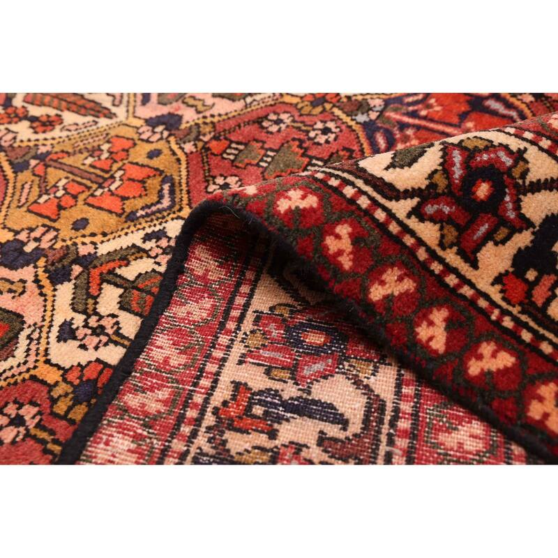 ECARPETGALLERY Hand-knotted Kayseri Vintage Dark Copper Wool Rug - 4'10 x 6'8