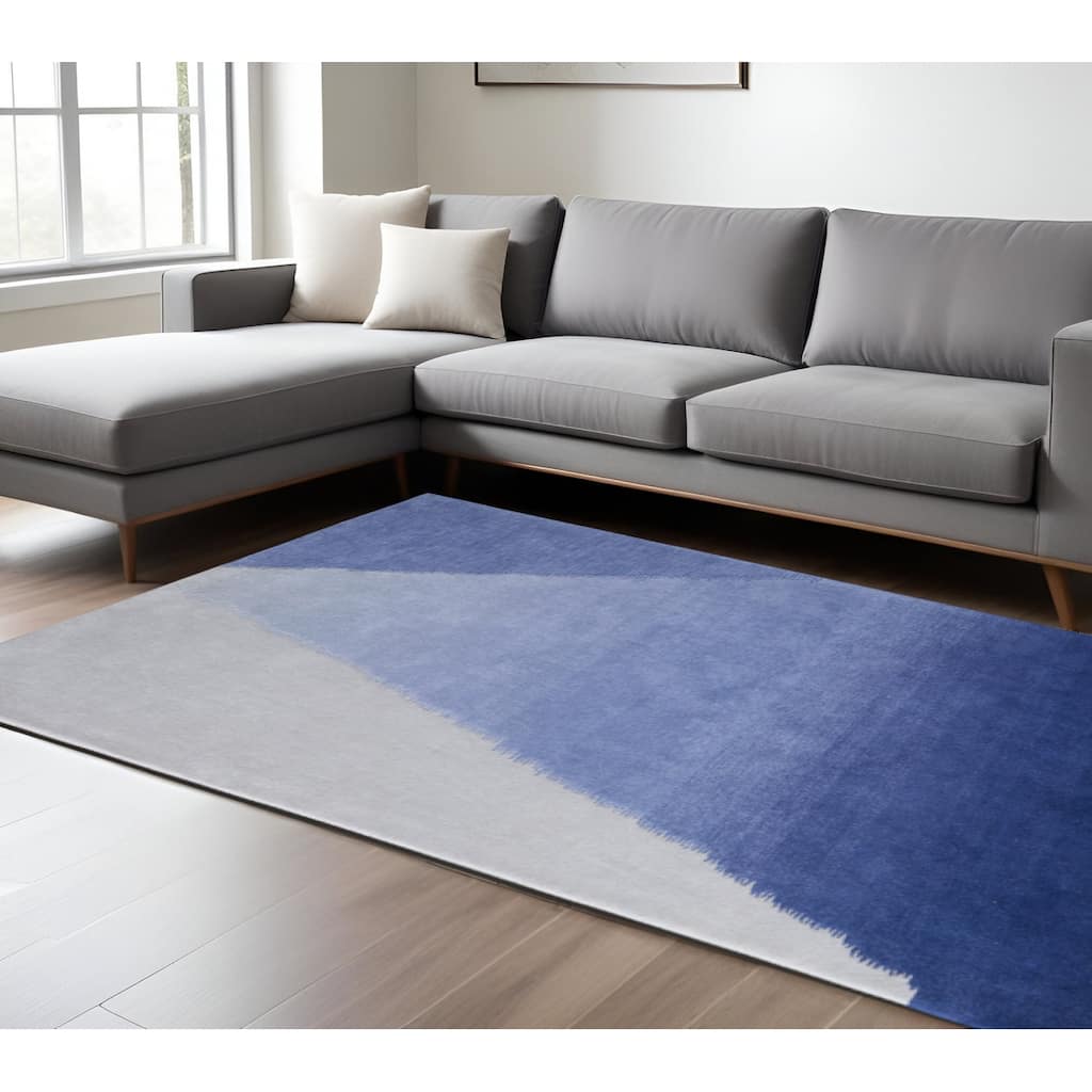 HomeRoots Geometric Casual Rectangle Area Rug