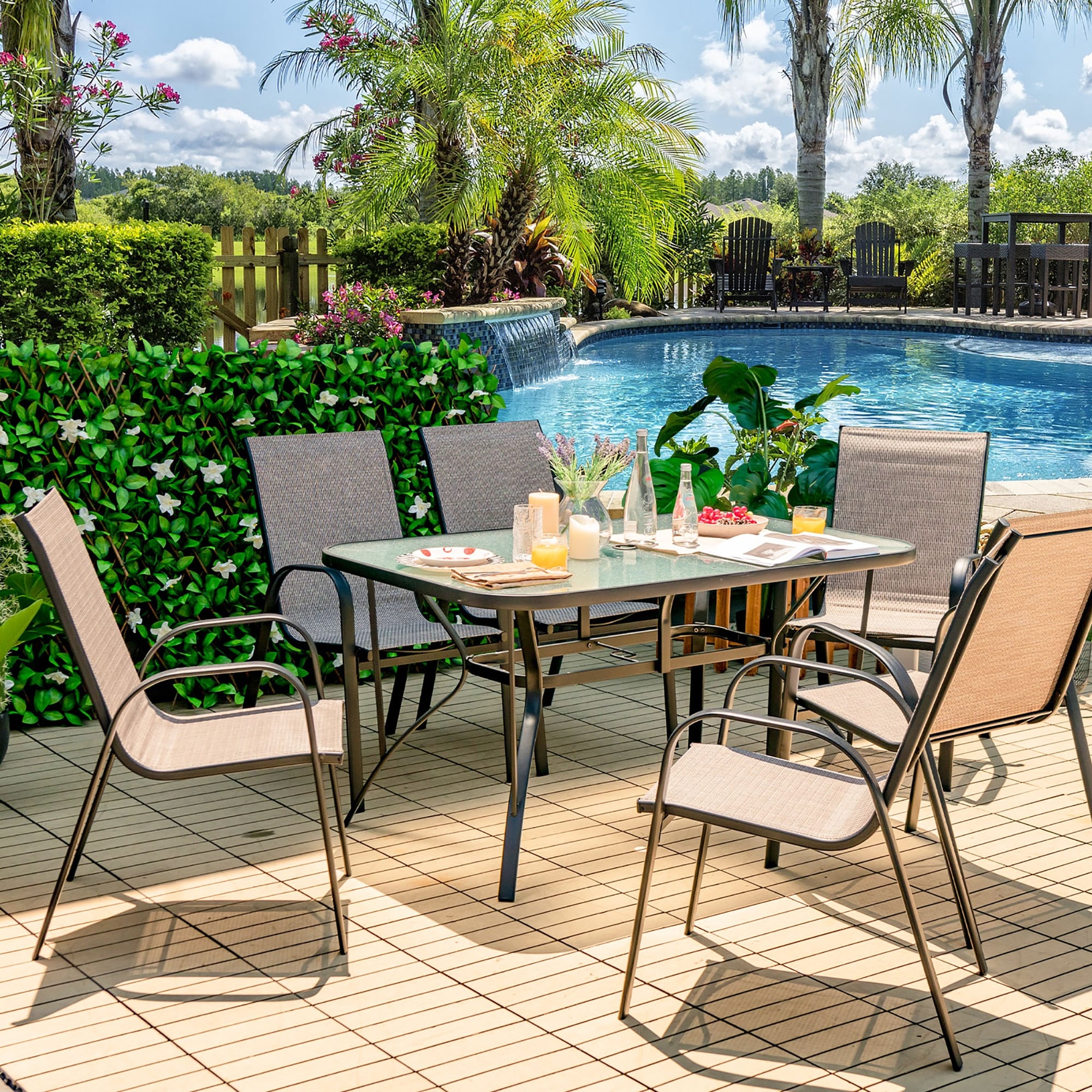 Costway outdoor cheap dining set