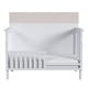 preview thumbnail 1 of 2, Rowan 56" Wide Convertible Crib, Ash Linen White