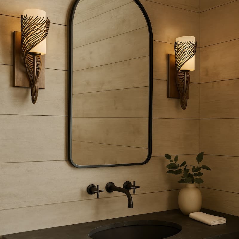 Varaluz Flow 1-Light Wall Sconce - Left