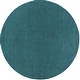 preview thumbnail 49 of 67, Livabliss Mystique Casual Solid Area Rug Teal - 6' x 6' Round