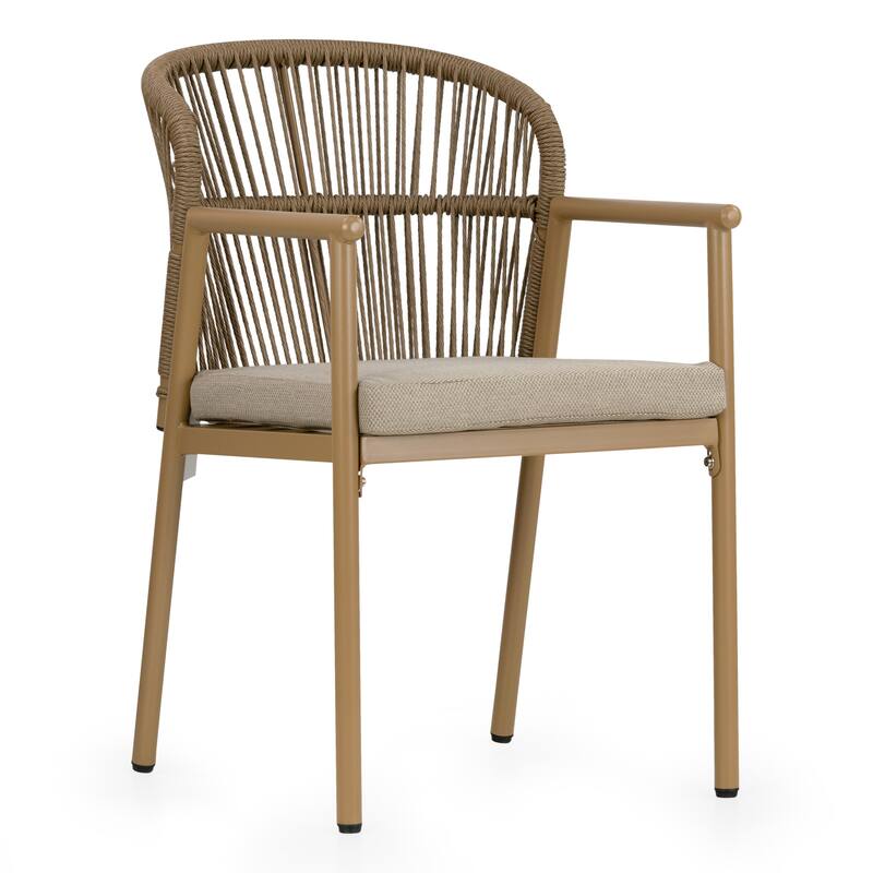 Bina Brown Outdoor Dining 4 Seats Set