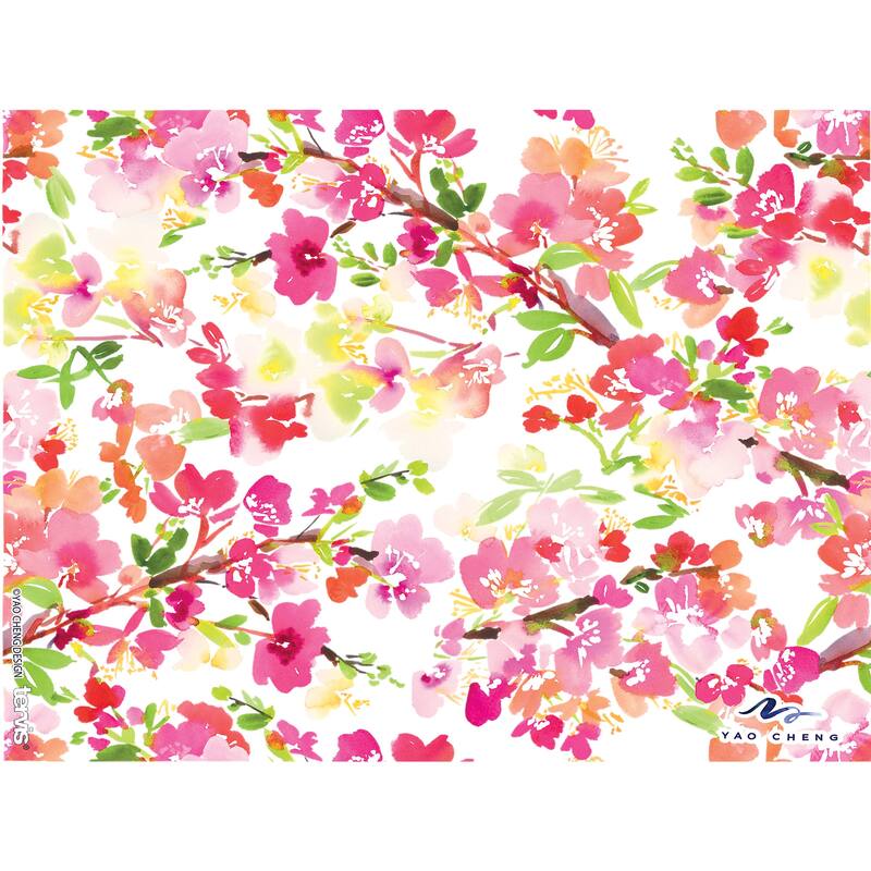 Tervis Yao Cheng - Sakura Floral Made in USA Double Walled Insulated Travel Tumbler, Classic
