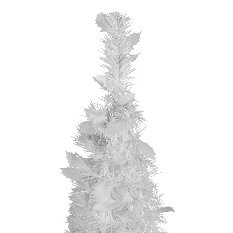 6' Tinsel Pop-Up Artificial Christmas Tree Unlit