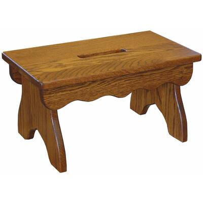 Oak Slot Bench
