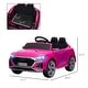 preview thumbnail 4 of 16, Qaba Audi Q8 e-tron Sportback Licensed 12V Kids Ride on Car, Battery Powered Kids Electric Car Remote 4 Spring Suspension Wheels